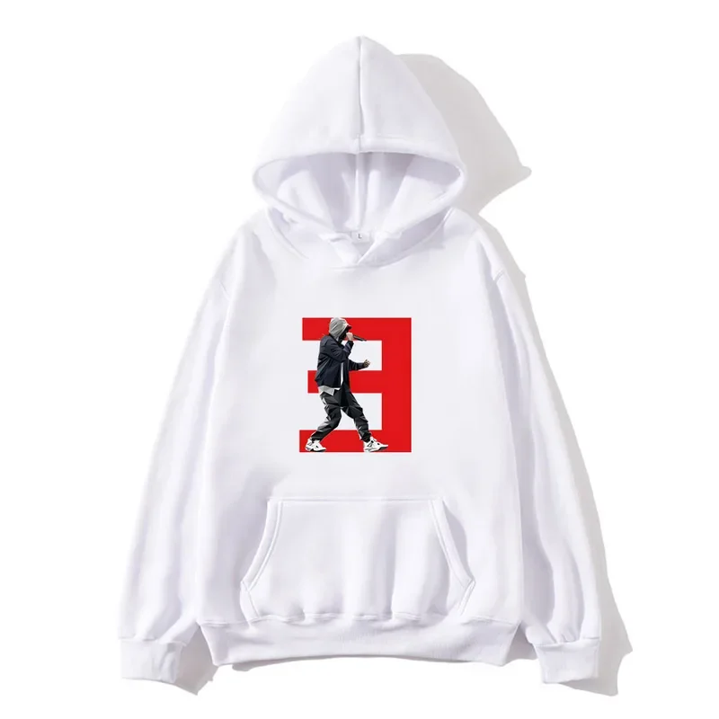 Eminem Hoodie Graphic Printing Fashion Soft Sweatshirt Funko Pop Grunge Aesthetic Clothes Hoodies Casual Hoody