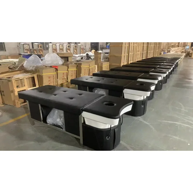 2026 Professional Salon Hair Washing Massage Chair Shampoo Bed Spa Water Therapy Circulation System for Salon And Spa