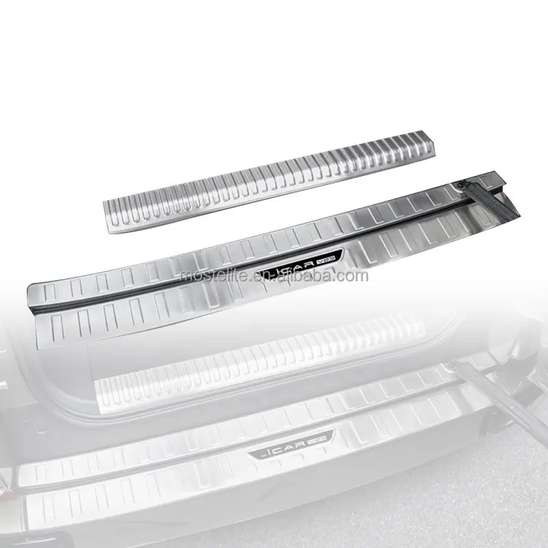 

Car Decoration Silver Rear Door Anti-Scratch Plate Stainless Steel Decorative Strip Tailgate Suitable for Chery Icar V23
