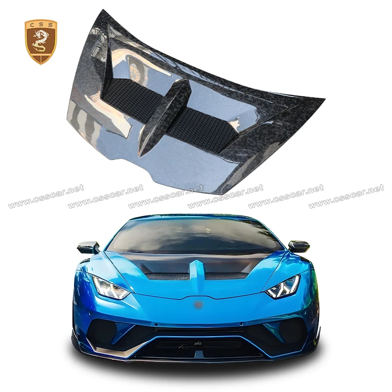 

Новый капот для гоночного автомобиля Lamborghini Huracan LP610, замена LB стиля, сухое углеродное волокно, комплекты крышек капота двигателя