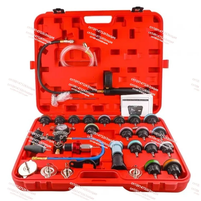 Car water tank torture testing leak, vacuum pressure gauge testing 34 pieces coolant replacement tool