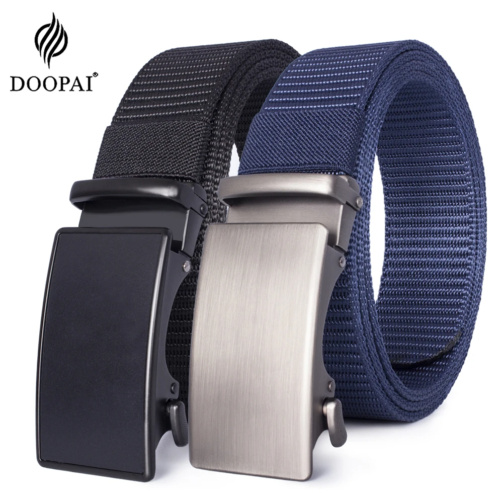 Men's Nylon Canvas Belt Male Korean Version All-Match Casual Automatic Buckle Golf Belt  Famous Brand Belt Women  Belt for Men