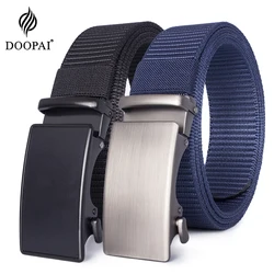 Men's Nylon Canvas Belt Male Korean Version All-Match Casual Automatic Buckle Golf Belt Famous Brand Belt Women Belt for Men