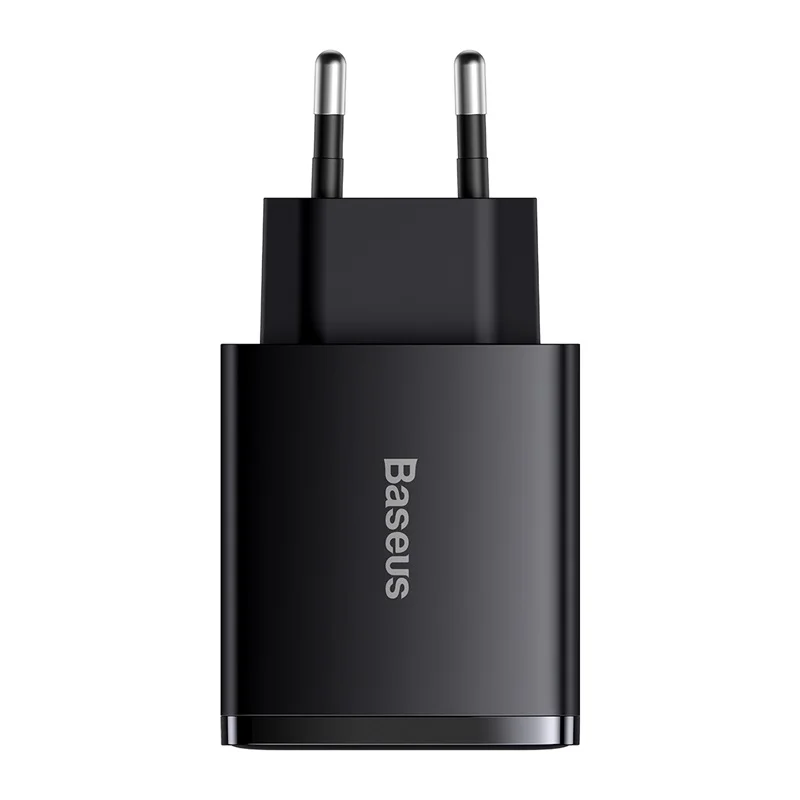 Baseus USB C Phone Charger 30W Type-C Fast Charger PD20W QC3.0 For iPhone15 14 13 12 Pro Max For Samsung Xiaomi Oneplus