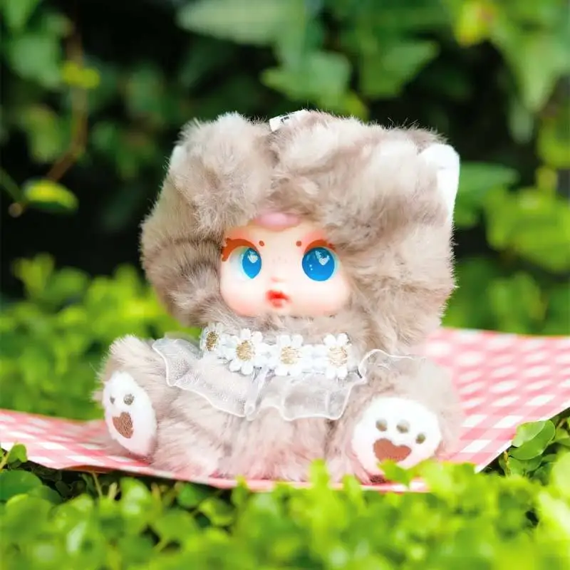 Mm Candy Tickle Cat Cute Mascot Blind Box Toy Trendy Feline Themed Collectible Item For Gifting And Fun New Arrival