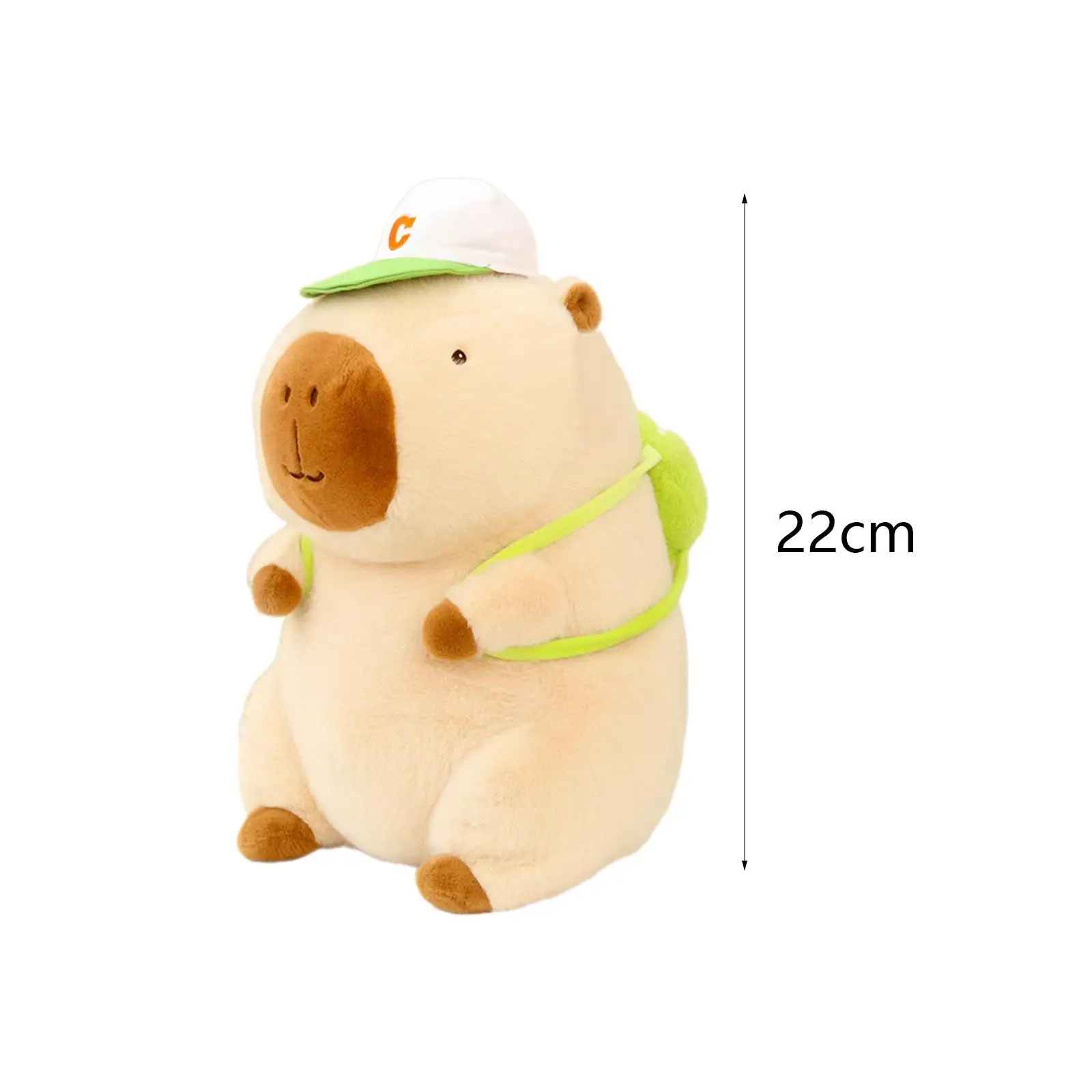 Jouet en peluche Capybara pour adolescents, ornement en beurre, animal mignon