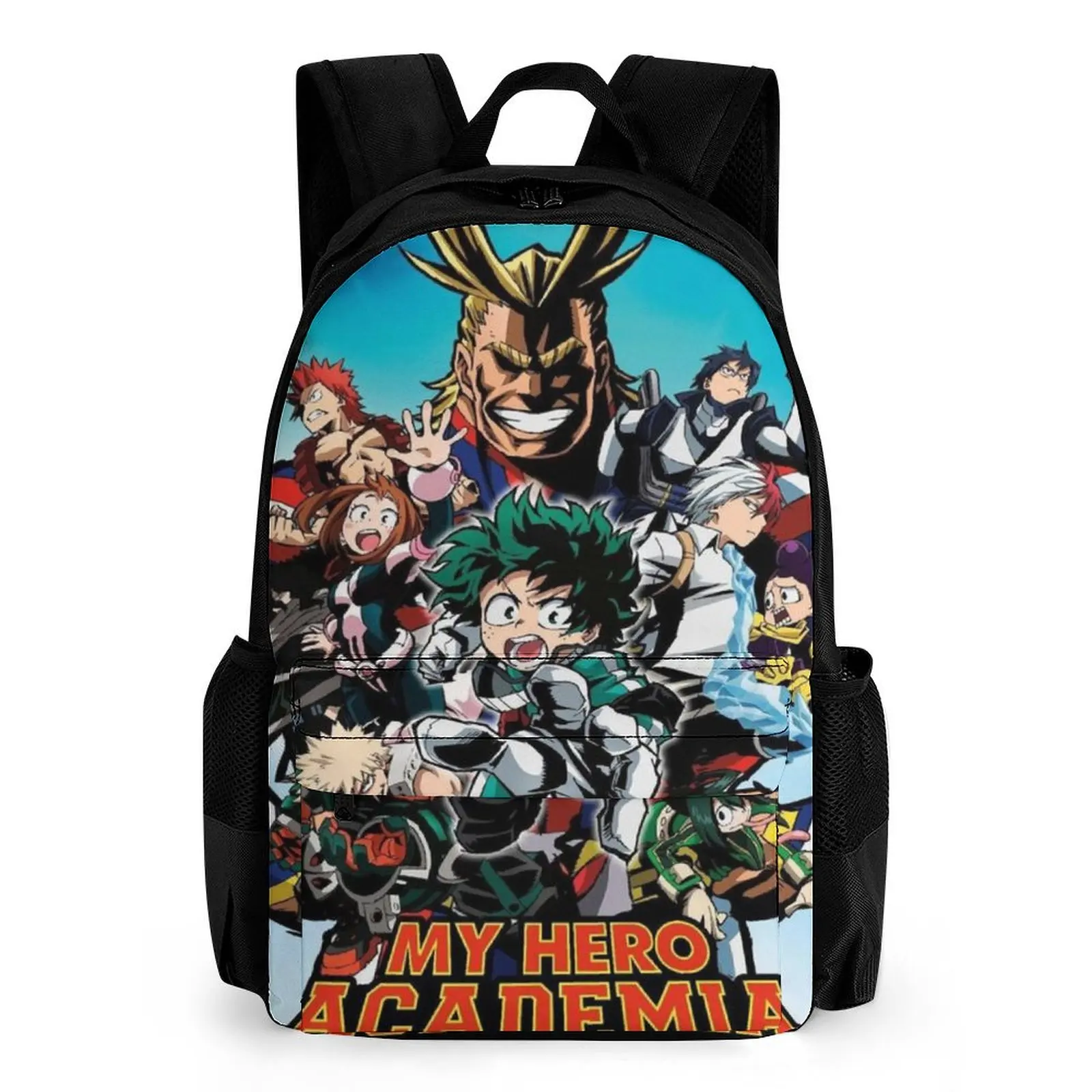 3d Printed Backpack Customized Schoolbag Japanese Anime Hero Academy Academic 17-Inch  High Quality Durable Backpack