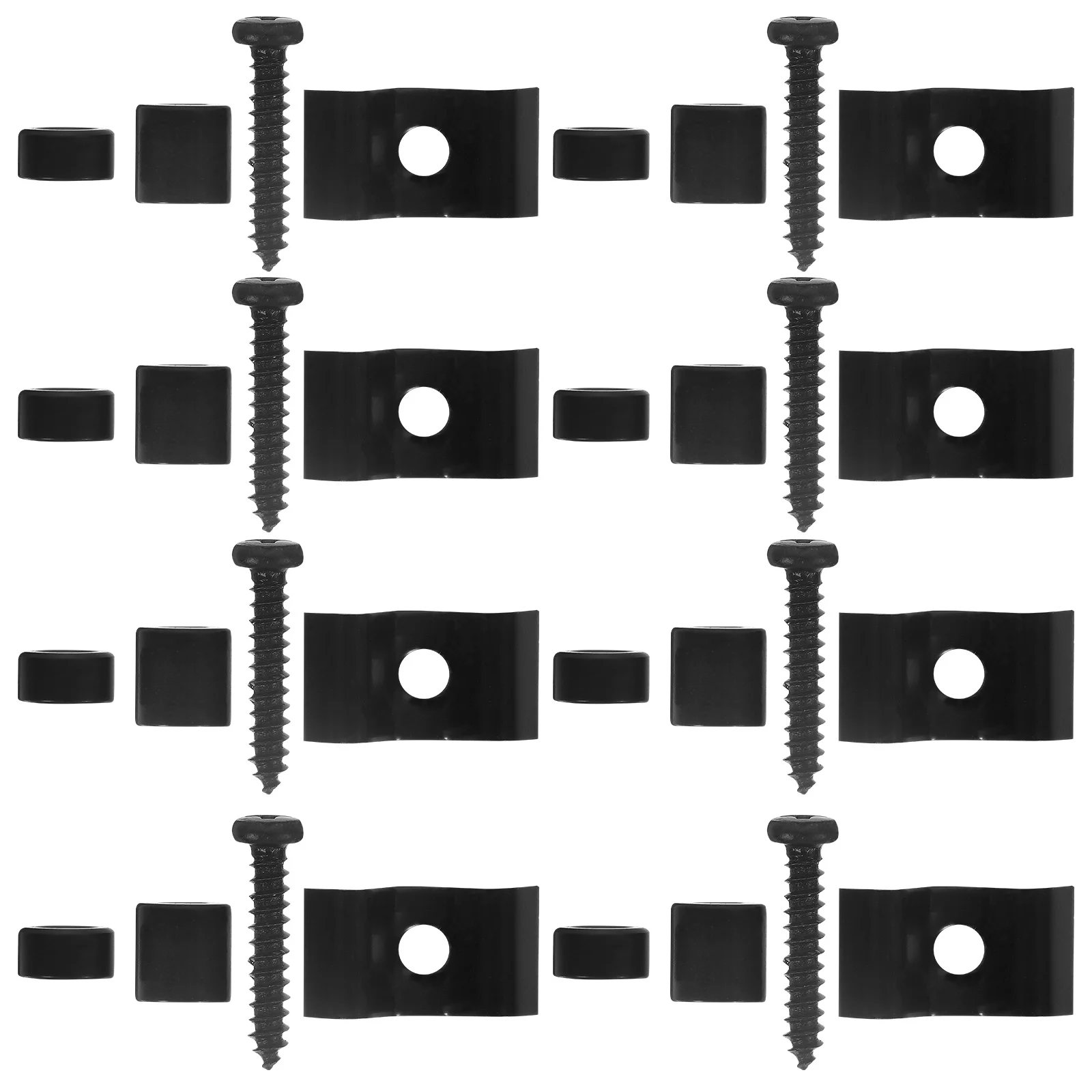 

10Set Headstock String Retainers Heavy Duty Metal Guitar Press String Buckle for Electric Guitar Parts Smooth Friction