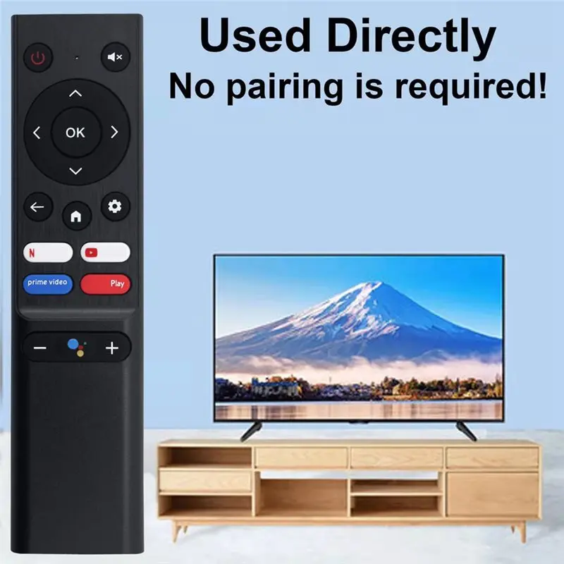 ABUO RC1834301 Replacement Remote Control for Toshiba Syinix TV, Durable Plastic Easy Install