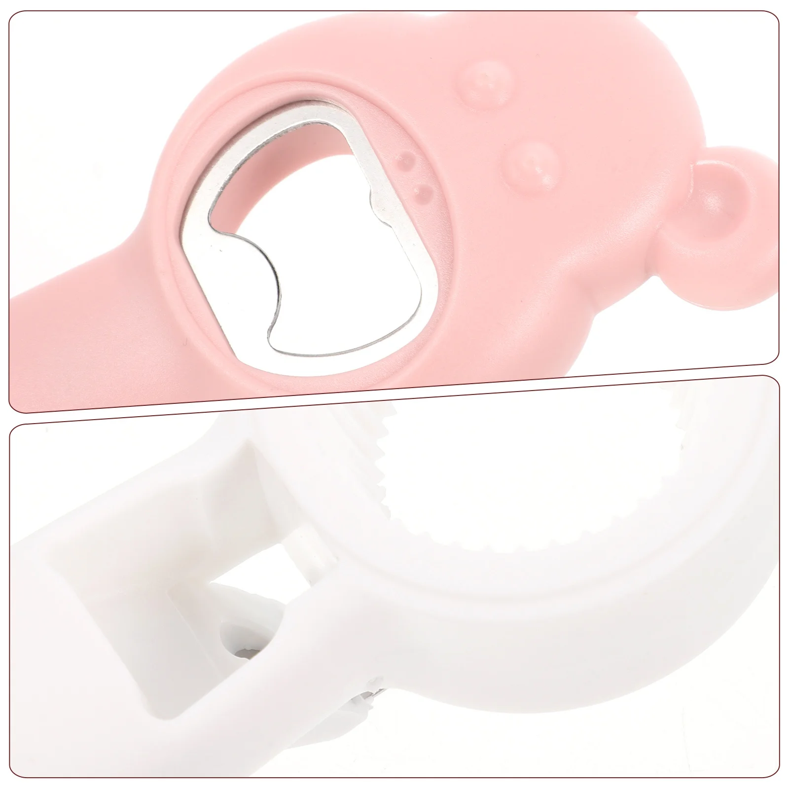 

4Pcs Multifunctional Bottle Opener Non Slip Jar Opener Corkscrew Wine Beer Lid Remover Convenient Practical Home Kitchen