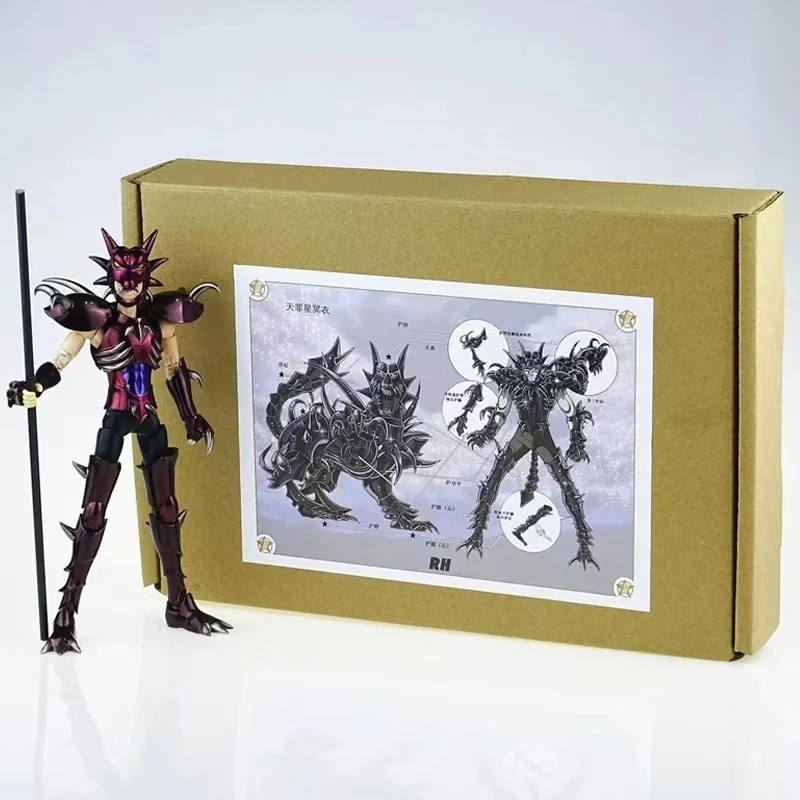 

In Stock RH Saint Seiya Myth Cloth EXM/EX Lycaon Phlegyas Hades Specters Knights of The Zodiac Action Figure