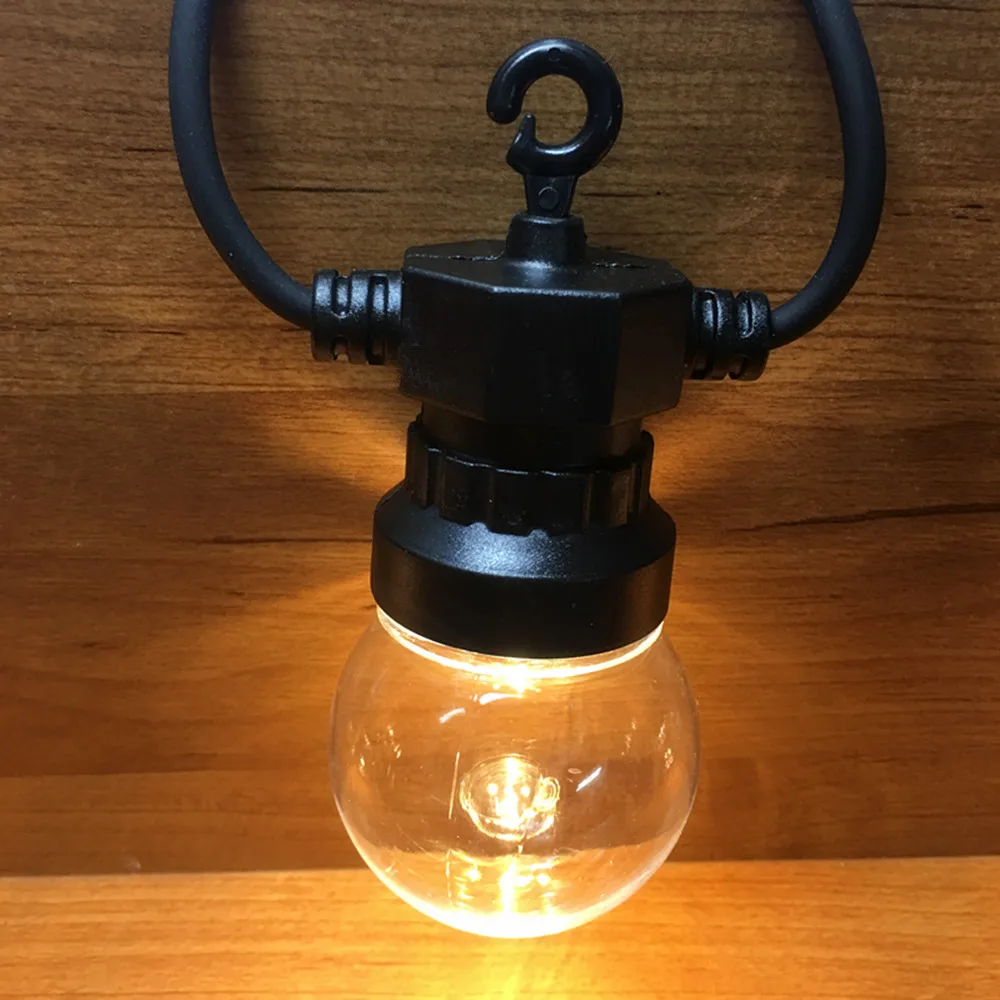 G50 Festoon IP65 Led String Lights Outdoor Waterproof Led Clear Globe Ball String Garland Party Wedding Backyard Patio