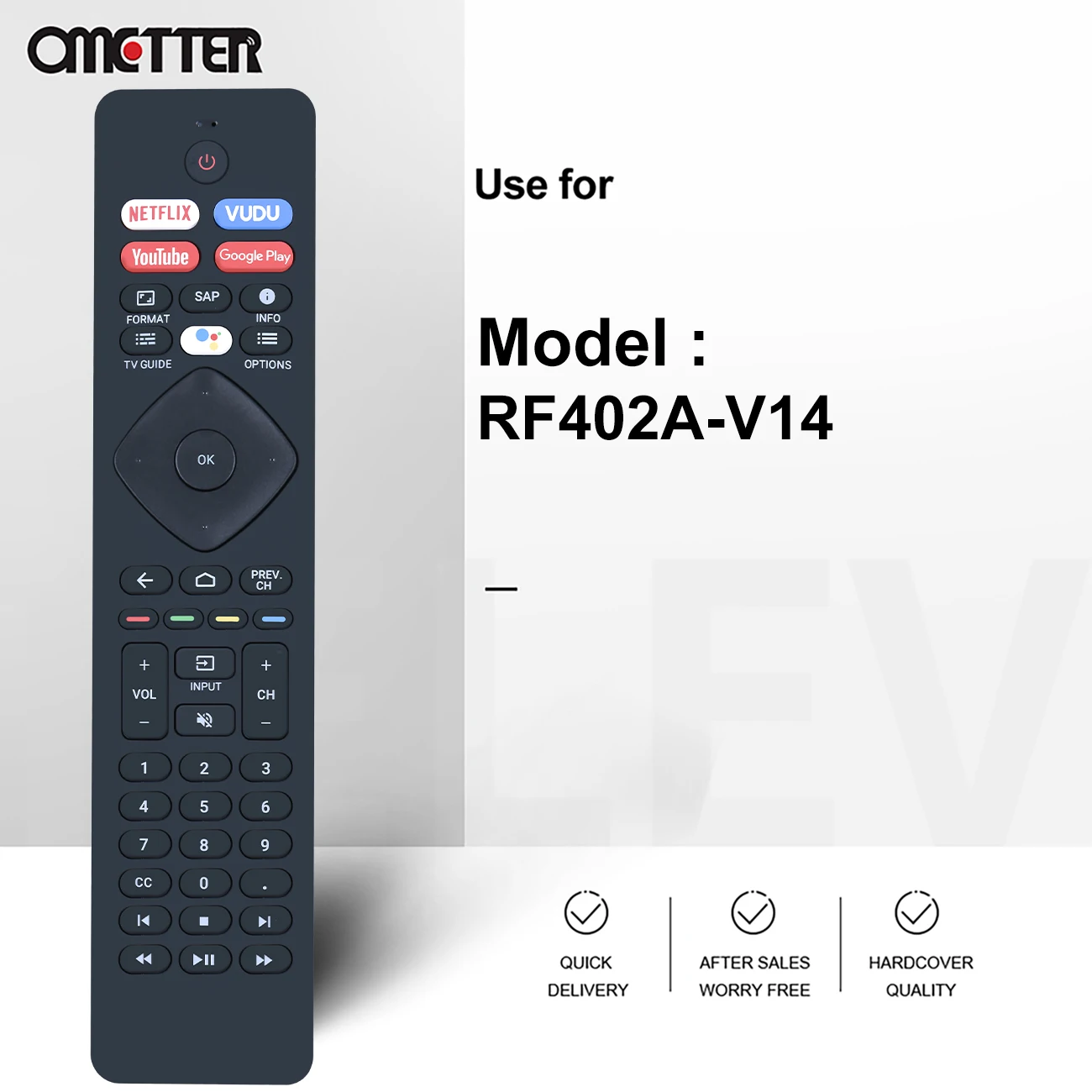 New RF402A-V14 Original Voice Remote Control for Philips Android Smart TV 43PFL5704/F7 50PFL5604/F7 65PFL5604/F7 75PFL5704/F7