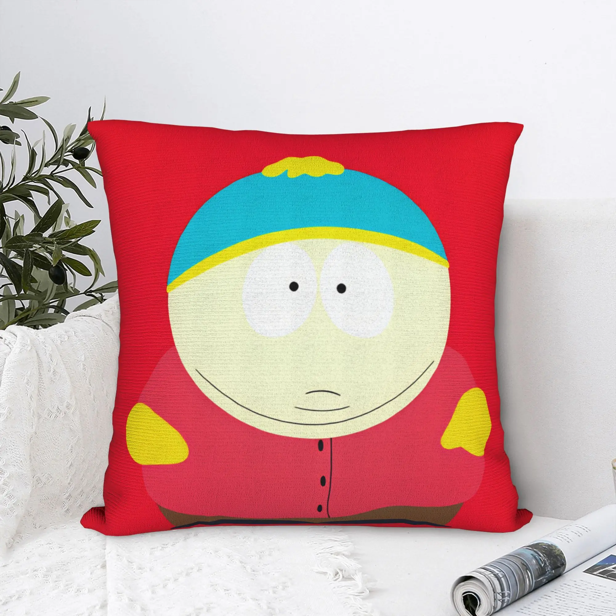 Pillow Case S-south Anime P-park  Soft  Pillow Cover For Sofa Home Decoration Novelty Pillowcases