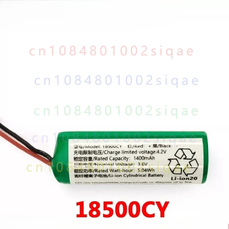 1PCS FOR Philips HX333S Water Flosser 18500CY Lithium Battery 3.6V 1400mAh Rechargeable Cell