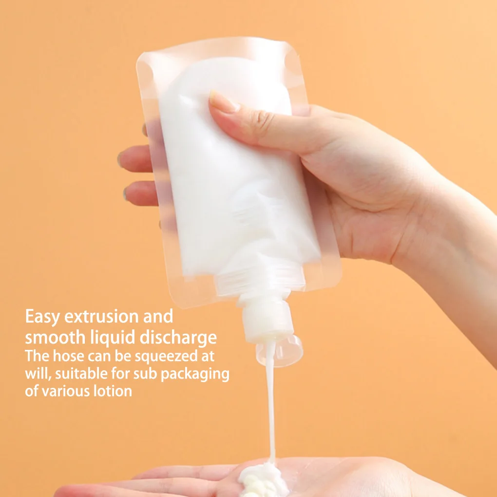 

10 Pieces Travel Empty Bag Sample Dispenser Bottle Packaging Leak-proof