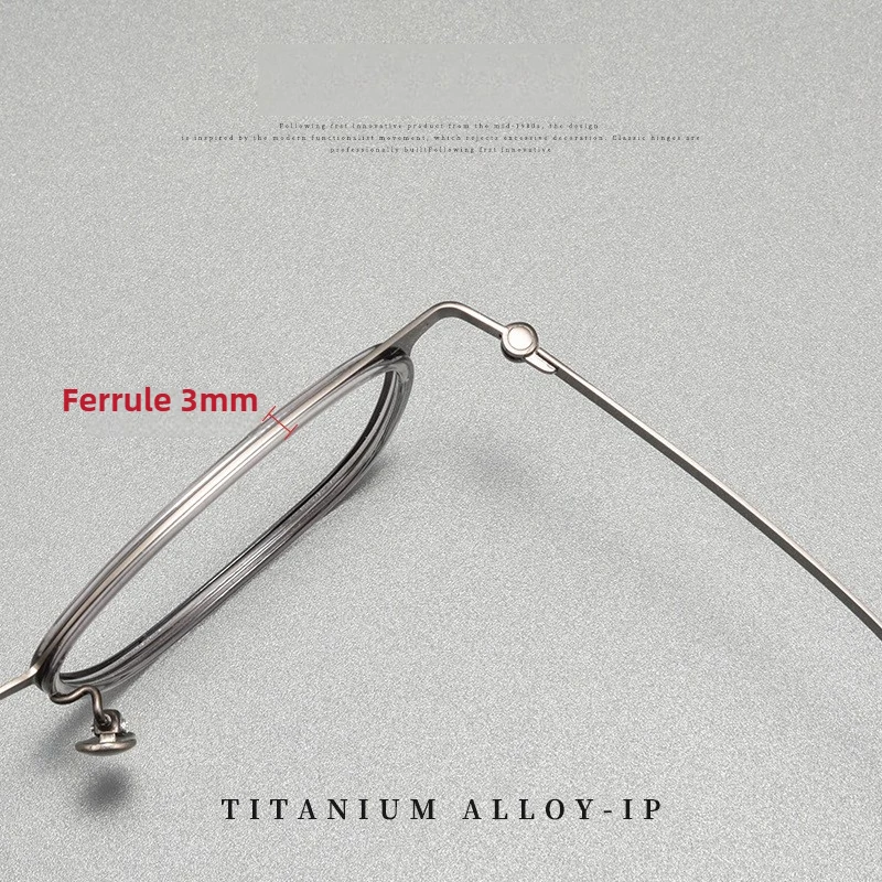 남녀공용 근시 안경, 티타늄 안경테, 맞춤형 광학 처방 렌즈, 편안한 안경