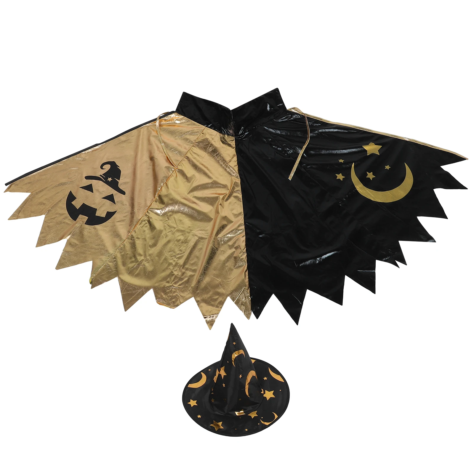 

's Magician Cloak Halloween Cosplay Cape Dress-up Hooded Costume Cloth Toddler