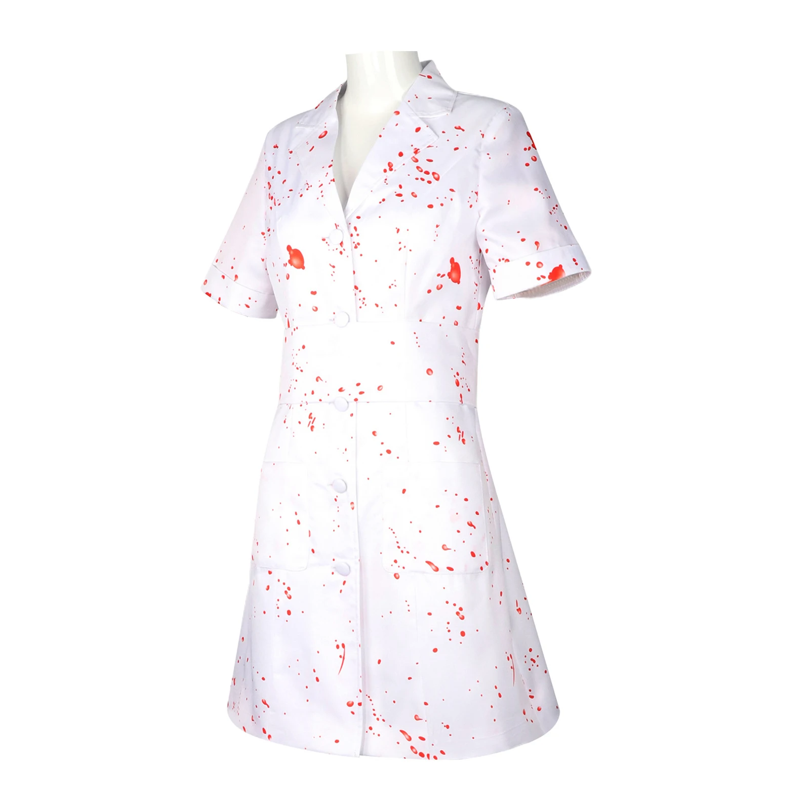 Fantasia de enfermeira Silent Hill feminina cabeça de bolha vestido de enfermeira zumbi uniforme roupas de Halloween