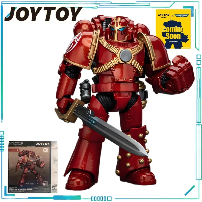 JOYTOY 本物の JOYTOY X ウォーハンマー 40K シリーズ Astrat HH Qianzi MK4 Legion 戦術チームゲームキャラクターモデルギフトグッズ