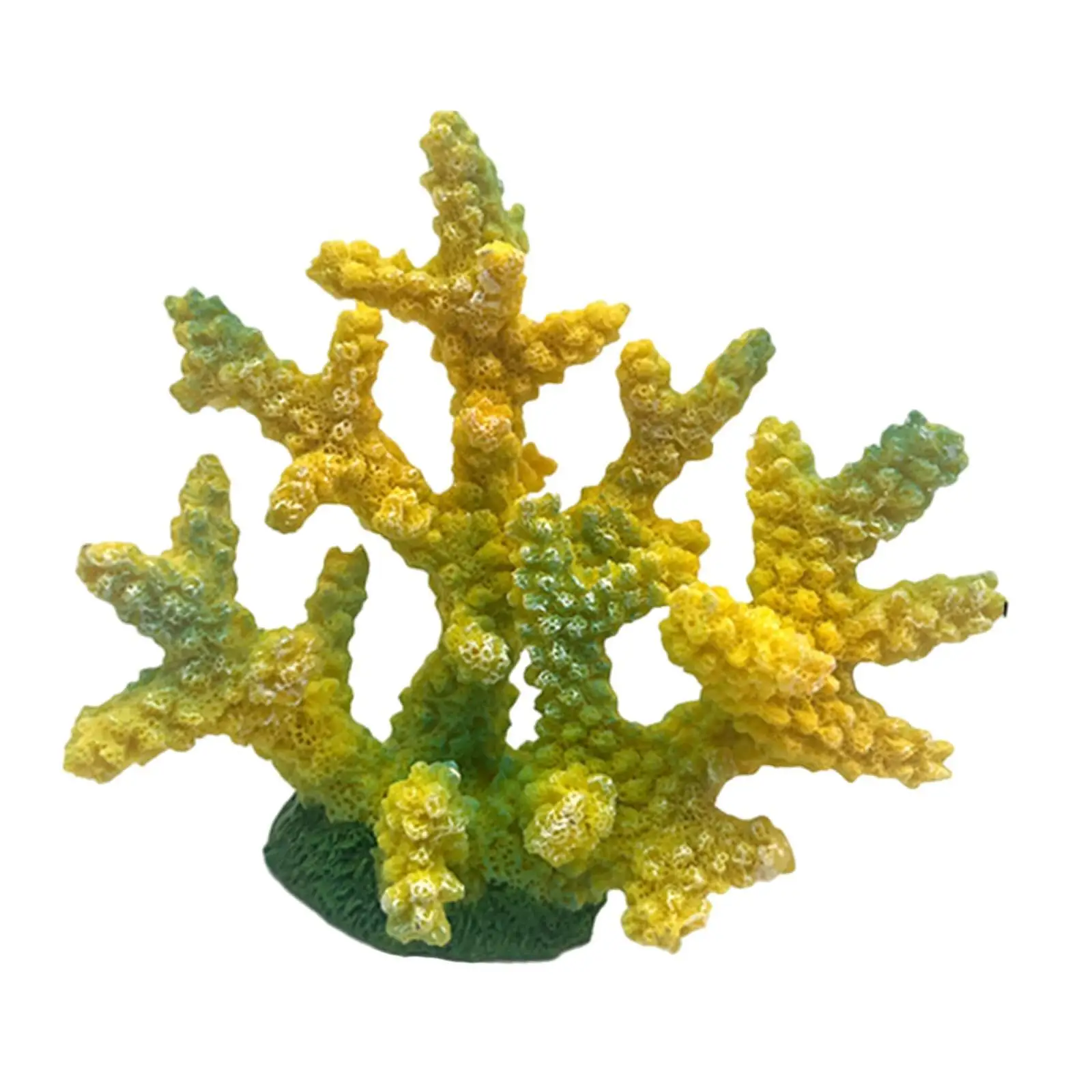 Artificial Coral Figurine Sculpture Fish Tank Landscape Resin Crafts Hideaway Versatile Aquarium Decoration for Desktop Table