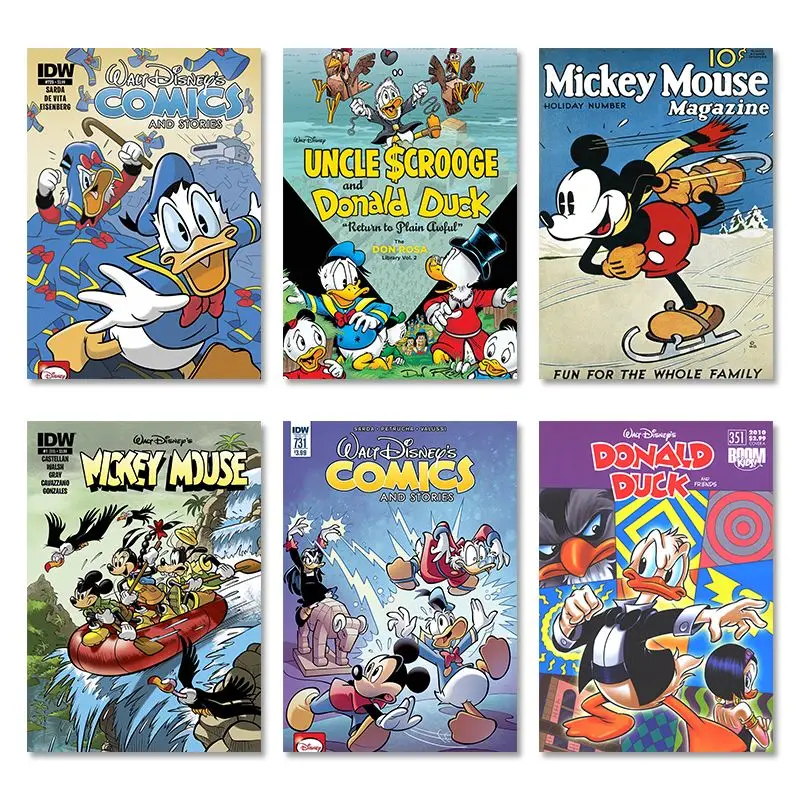 

Disney Mickey Mouse cartoon cute American-style poster, creative student bedroom background wall decoration wall sticker gift