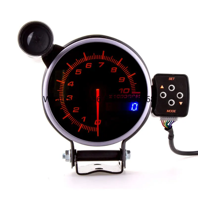 

95mm Blue Color LED Display RPM Auto Tachometer Gauge Meter
