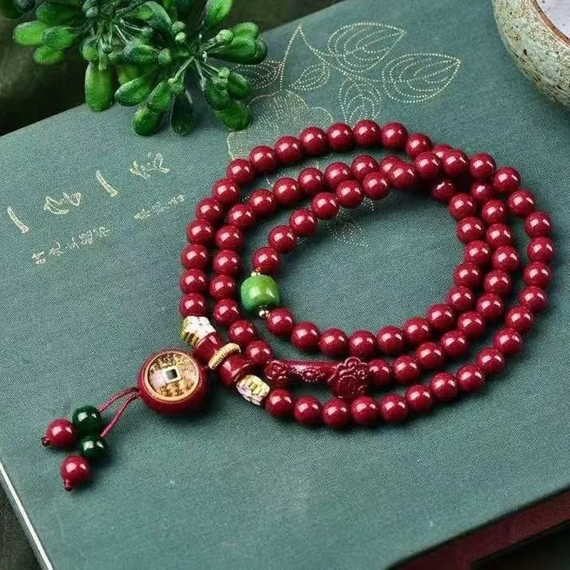 Natural, Authentic, And Unrefined Bracelet, Featuring Multiple Strands Of Purple Beads