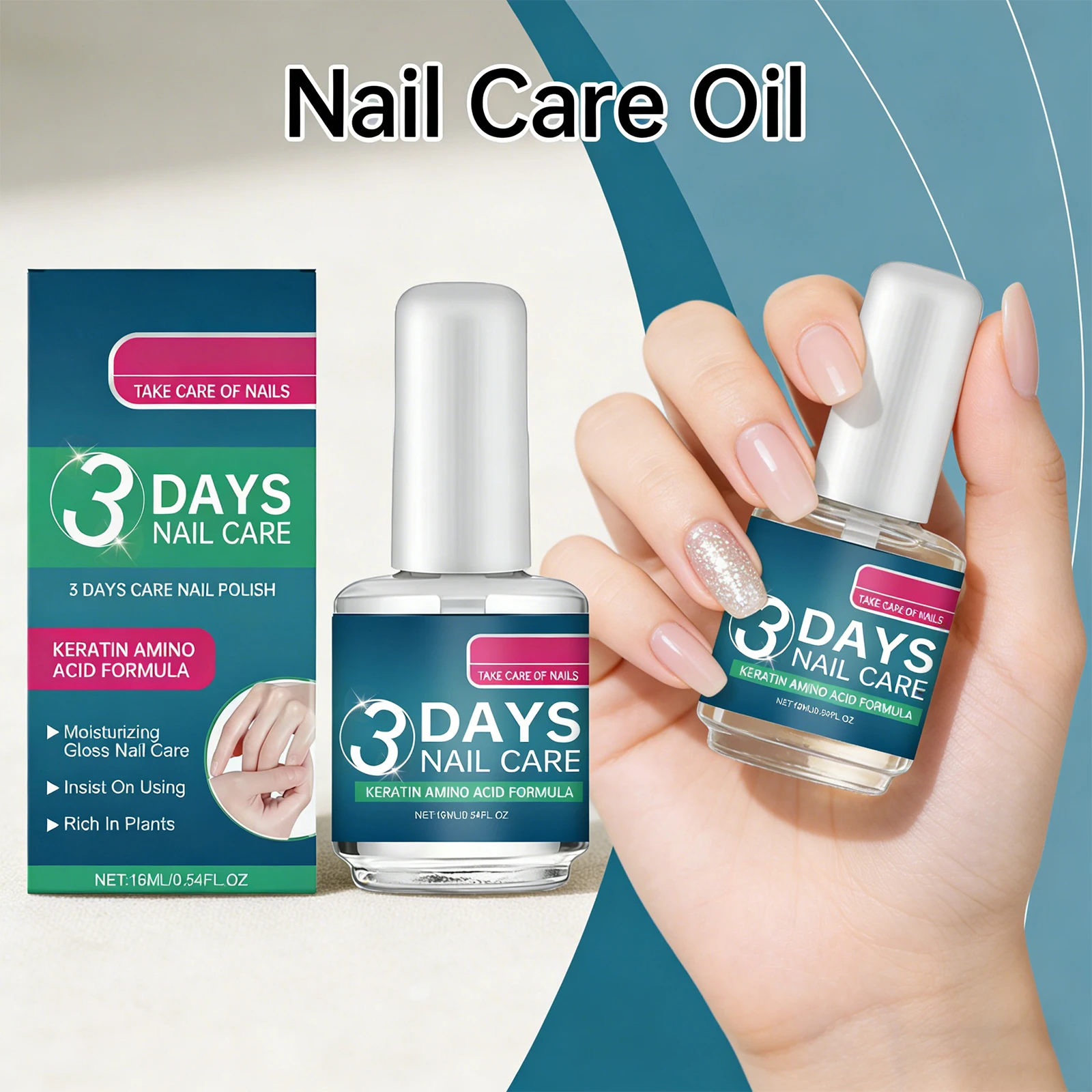 

Brightening Nail Care Oil Gentle Formula Hand Foot Nail Nutrition Natural Shine Healthy Nail Strengthener Repair Dry Odorless