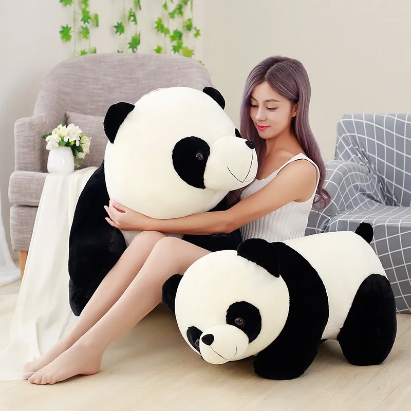 1pcs Cute Giant Panda Bear Plush Stuffed Animal Doll Animals Toy Pillow Cartoon Kawaii Plushies Dolls Girls Lover Gifts