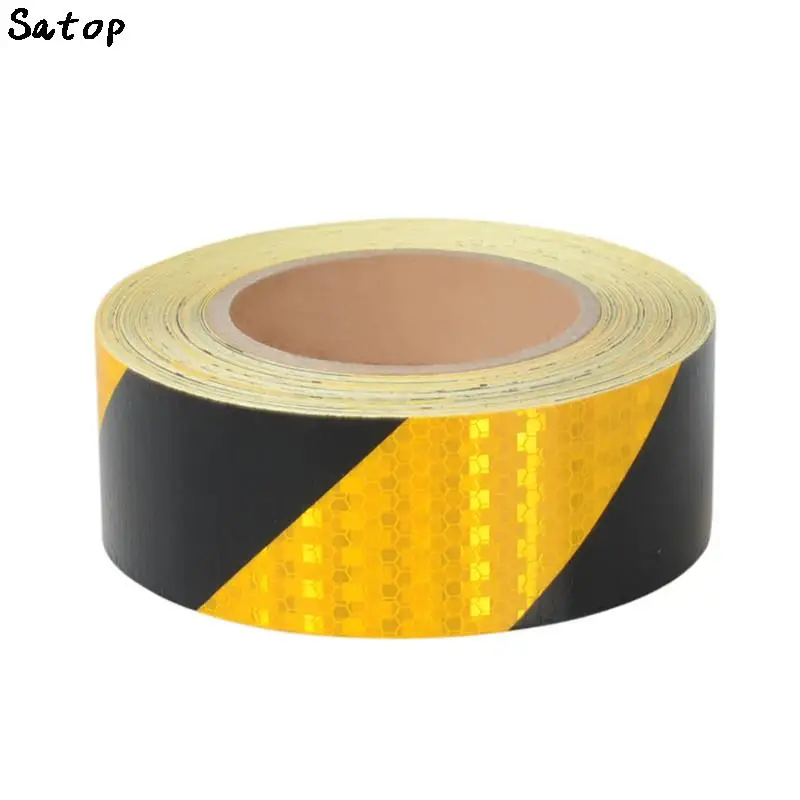 10M Reflective Straps Twill White Red Yellow Reflective Sticker Adhesive Tapes For Bicycle Safety  Car Stickers Bike Accessories