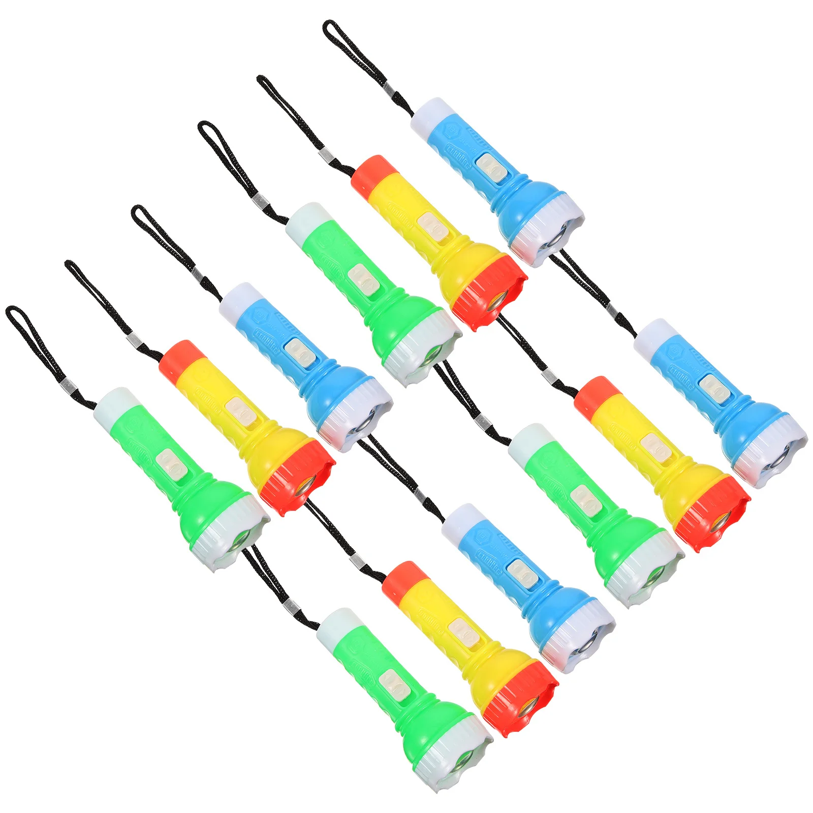 24 قطعة مصباح ليد جيب صغير المفاتيح البلاستيك المحمولة الشعلة Keyrings المدمجة في الهواء الطلق التخييم التنزه الطوارئ الشعلة المفاتيح