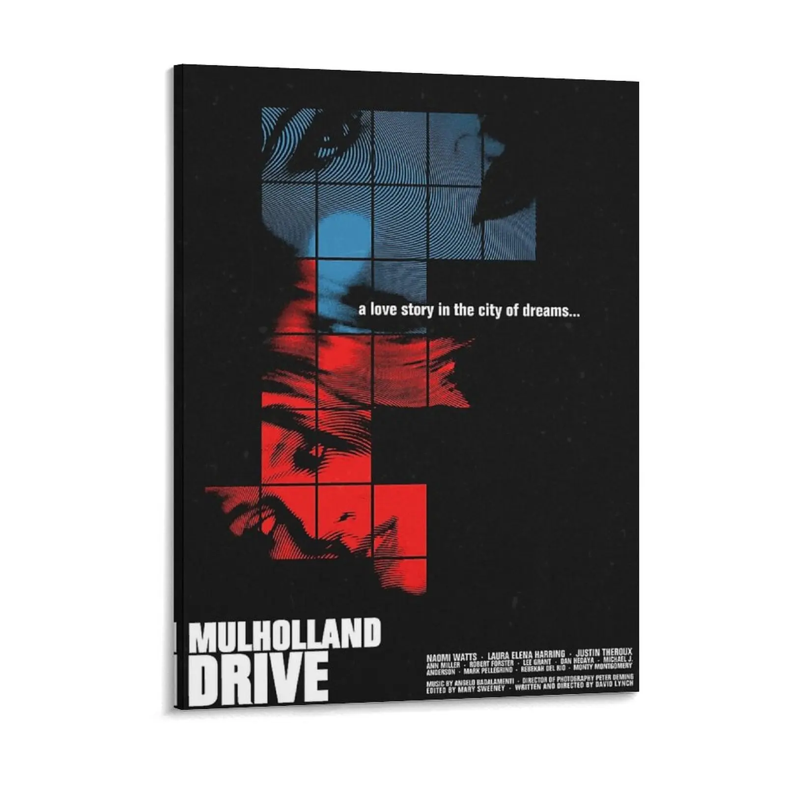 

Mulholland Drive 2001 Movie Poster Design Canvas Painting Decoration Kitchen Print Wall Plaque Retro Framed Wall Paintings