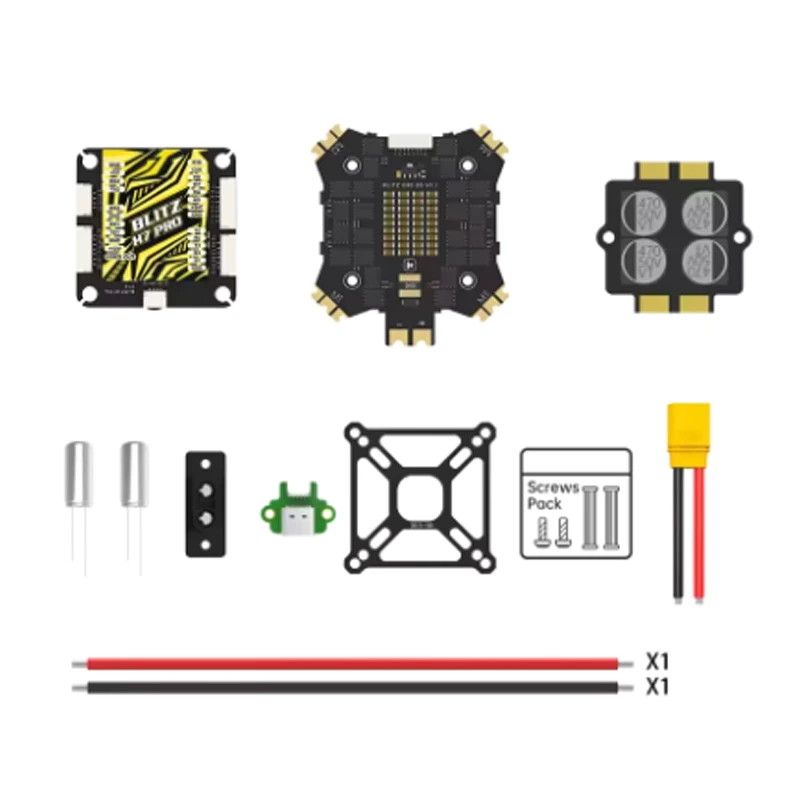 iFlight BLITZ H7 Pro Combo Set with BLITZ E80 Pro 4-IN-1 ESC (With CNC Alum Cover or Without CNC Alum Cover) for FPV Parts