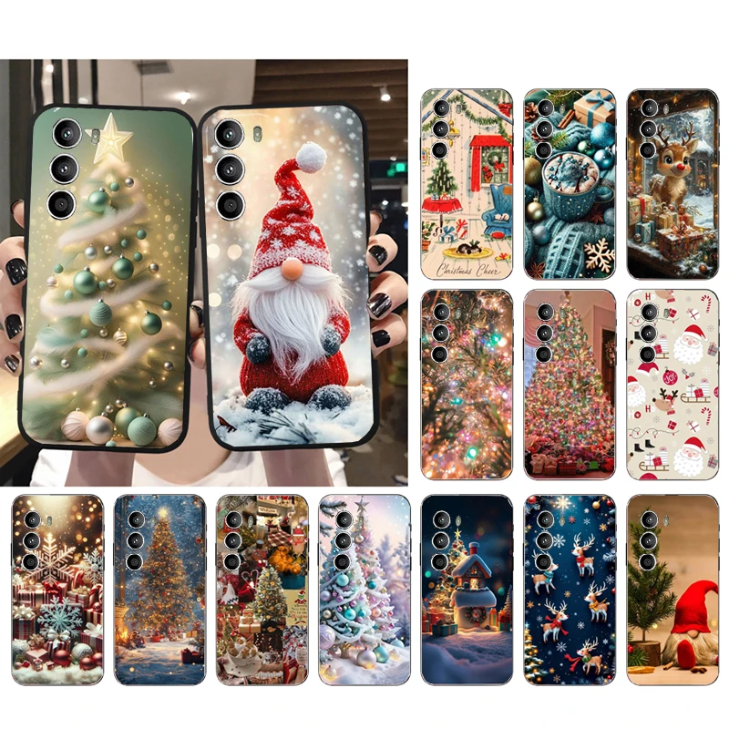 

Phone Case For Moto G85 G55 G05 G14 G75 G31 G50 G52 G60 G13 G32 G84 G54 G53 G72 G24 Power Christmas Art