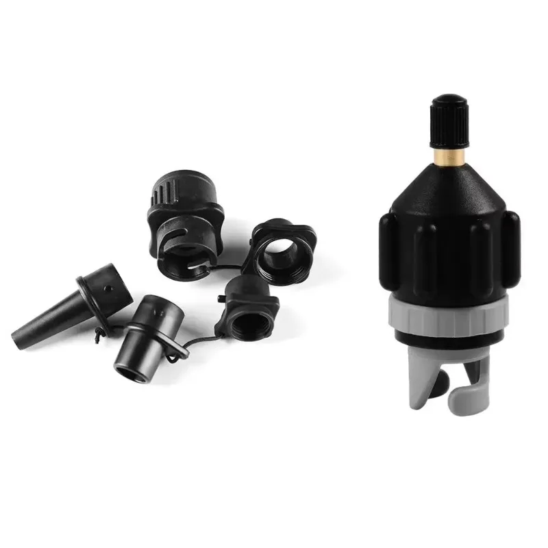 Multifunktions-Luftventil-Adapter-Set für SUP-Boards, aufblasbare Pumpenadapter, Paddelboot, Kajak, Luftventil-Pumpenanschluss-Kombi-Set
