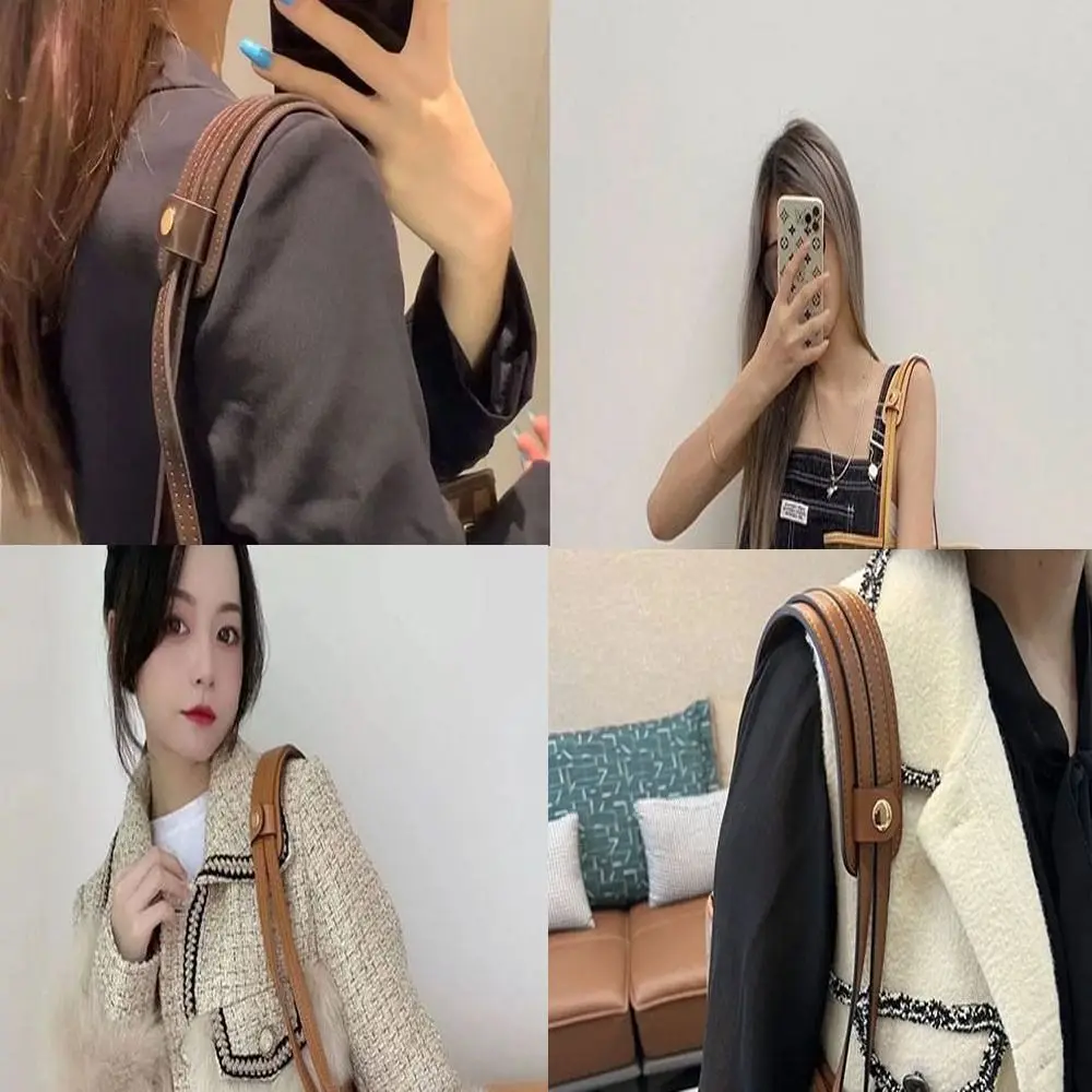 Protecter Bag Accessories Shoulder Rest Wide Leather Bag Strap Decompression Shoulder Pads Handle Fixing Clip Bag Strap