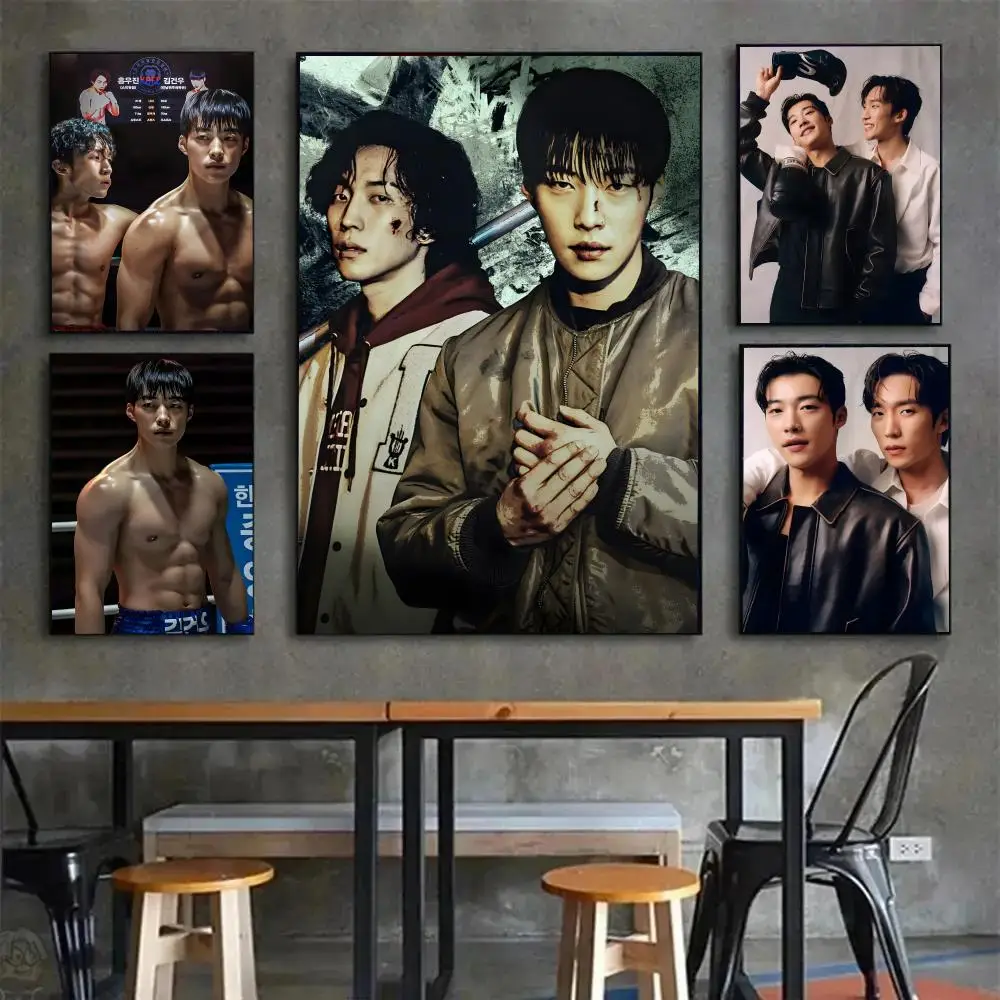 B-Bloodhounds Passionate Movie Poster Poster Painting Wall Art Mural for Living Room Home Decor and Gifts