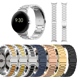 Stainless Steel Strap For Google Pixel Watch 1/2 Bracelet Metal Replacement No Gaps Band For Google Pixel Watch Wristband