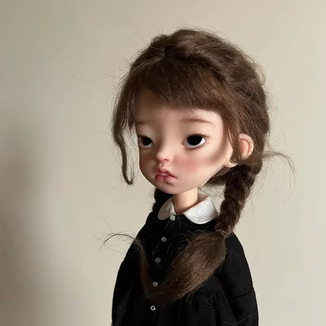 Doll Wigs for Landoudou Landazz Blue bean 6 points 16cm head circumstance doll
