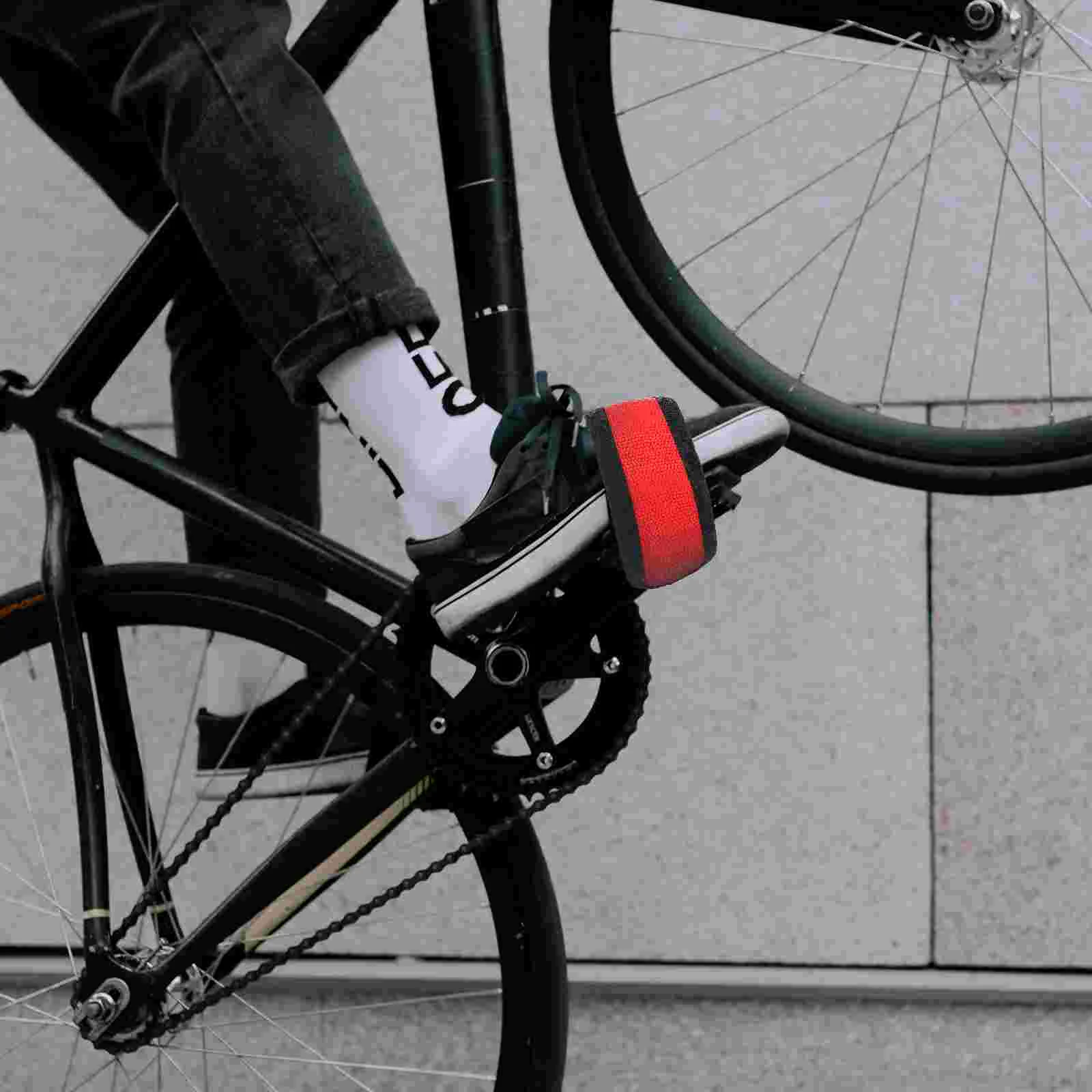 Adjustable Foot Stool Bicycle Muzzle Fixed Gear Bike Pedal Tape Outdoor Toddler Toe Sticky Straps