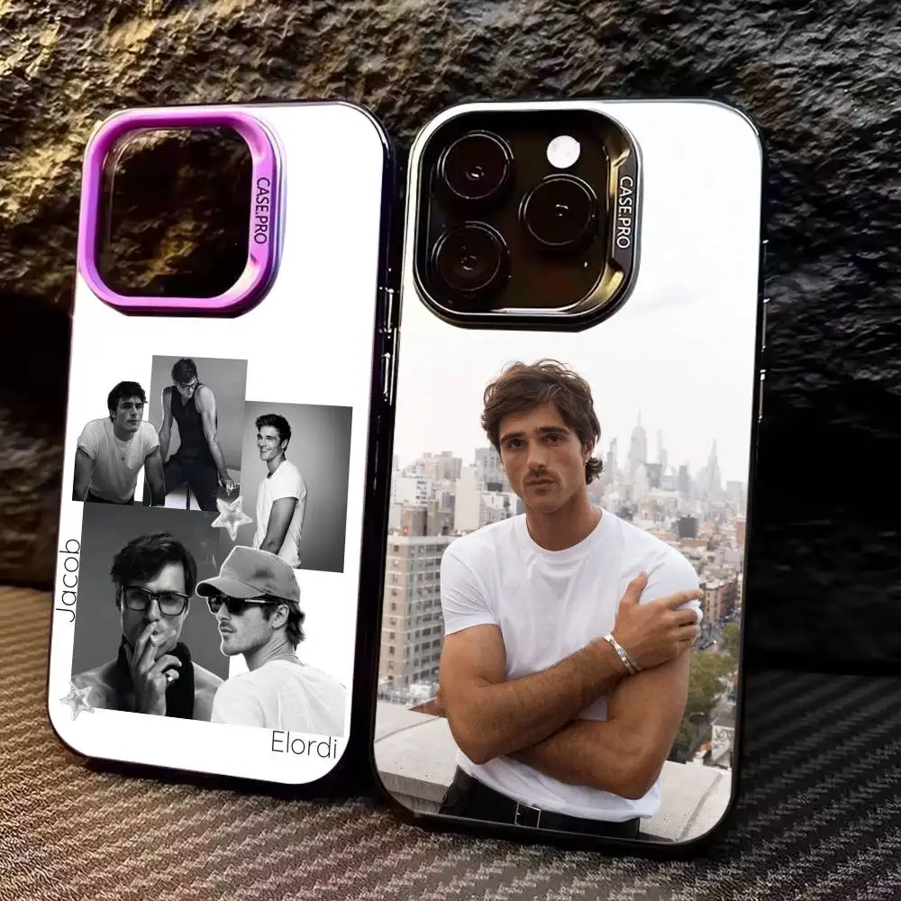 

Trending Actor J-Jacob E-Elordi Phone Case For iPhone17,16,15,14,13,12,11 Plus,Pro Max Colored Silver Plated Inside Cover