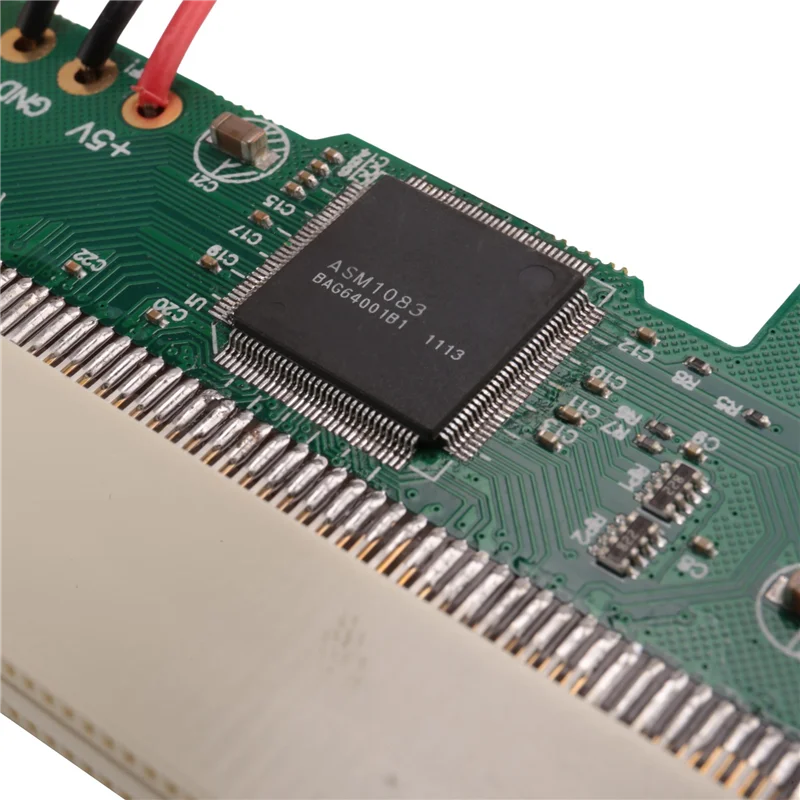 New!!PCIE To PCI Adapter PCI Express X1 To PCI Expansion Card Riser Board ASM1083 Chipset With 4-Pin Power Connector Easy To Use