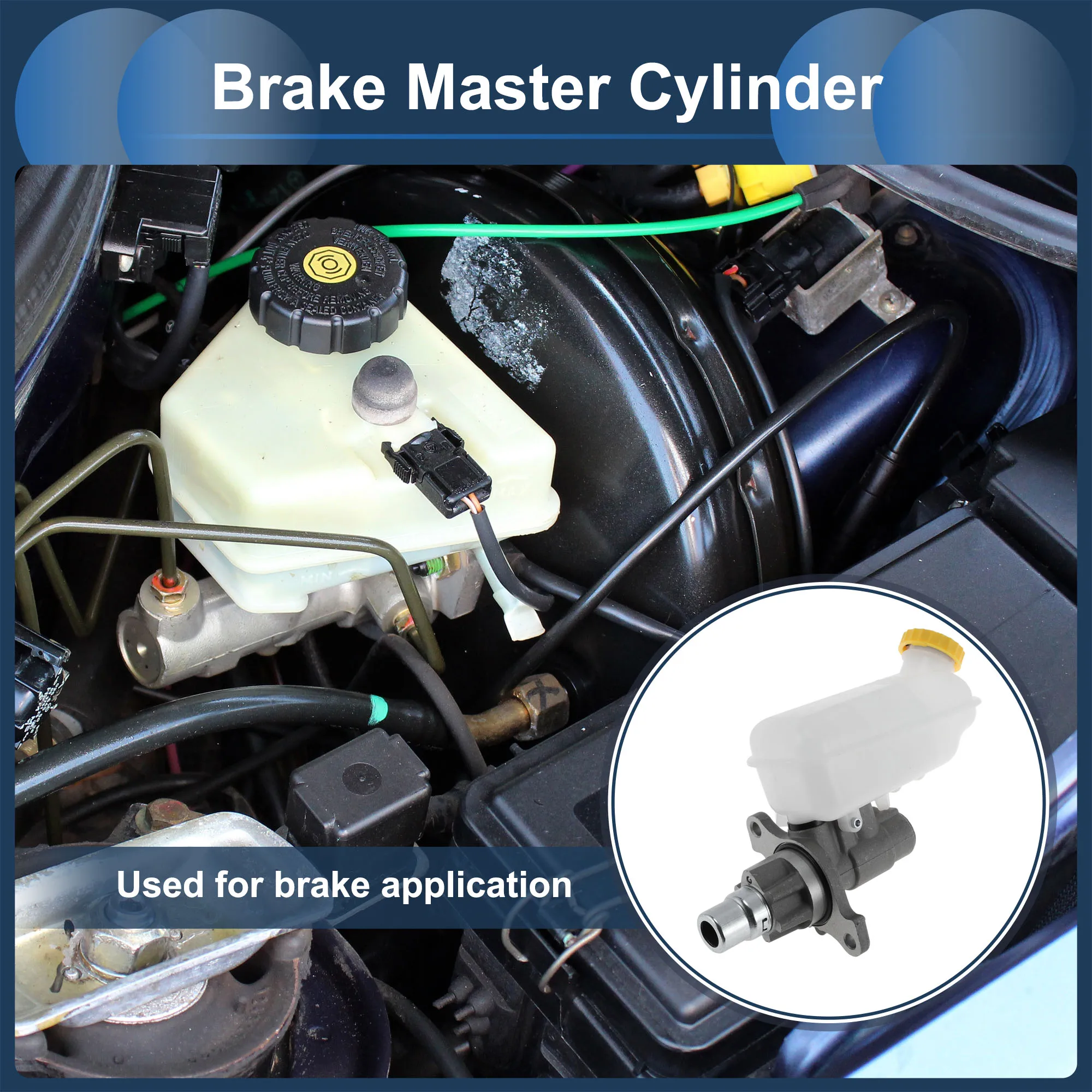 

UXCELL Brake Master Cylinder No.M630546 for Chrysler Town Aluminum Alloy Plastic