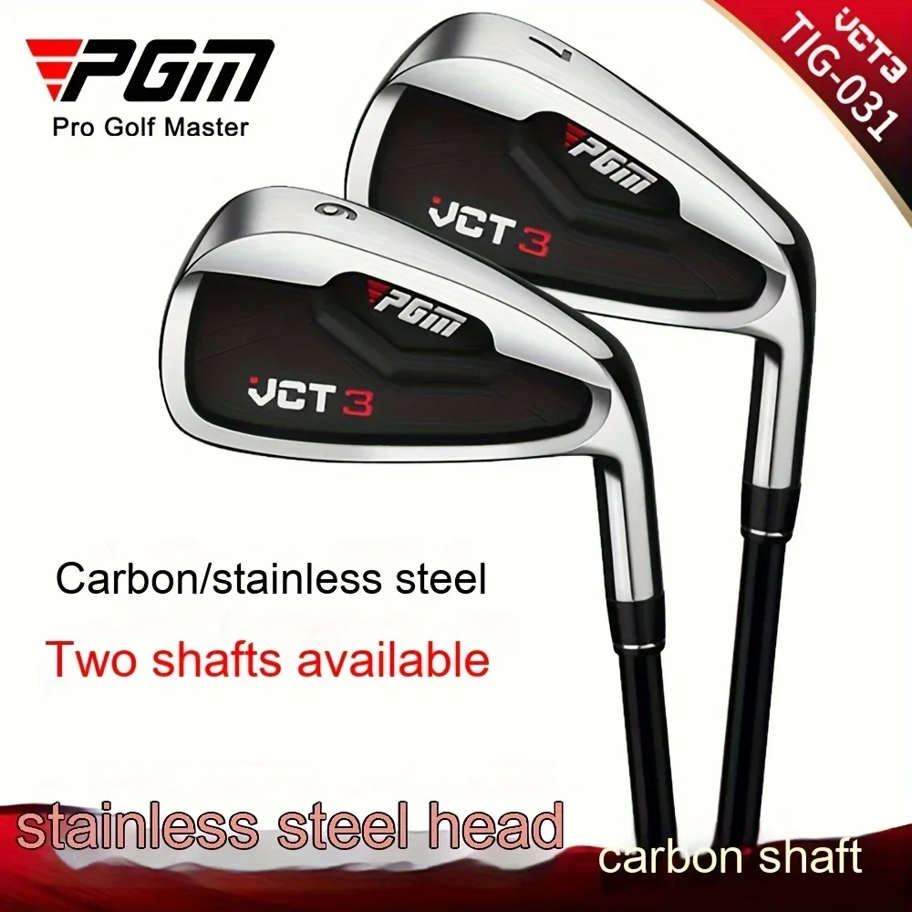 PGM VCT3 Men's Stainless Steel 7 Iron Golf Club, Golf Club