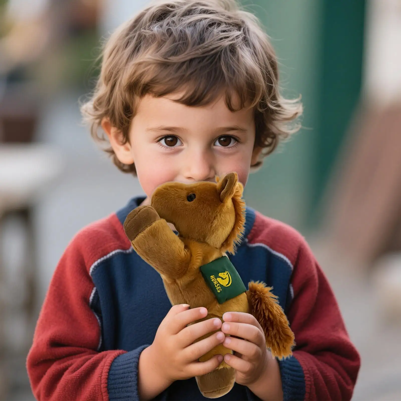 1 Uds. De juguete de peluche de caballo suave y bonito abrazable, muñeco de mascota bonito de alta calidad, decoración del hogar, almohada para dormir, regalo para niños