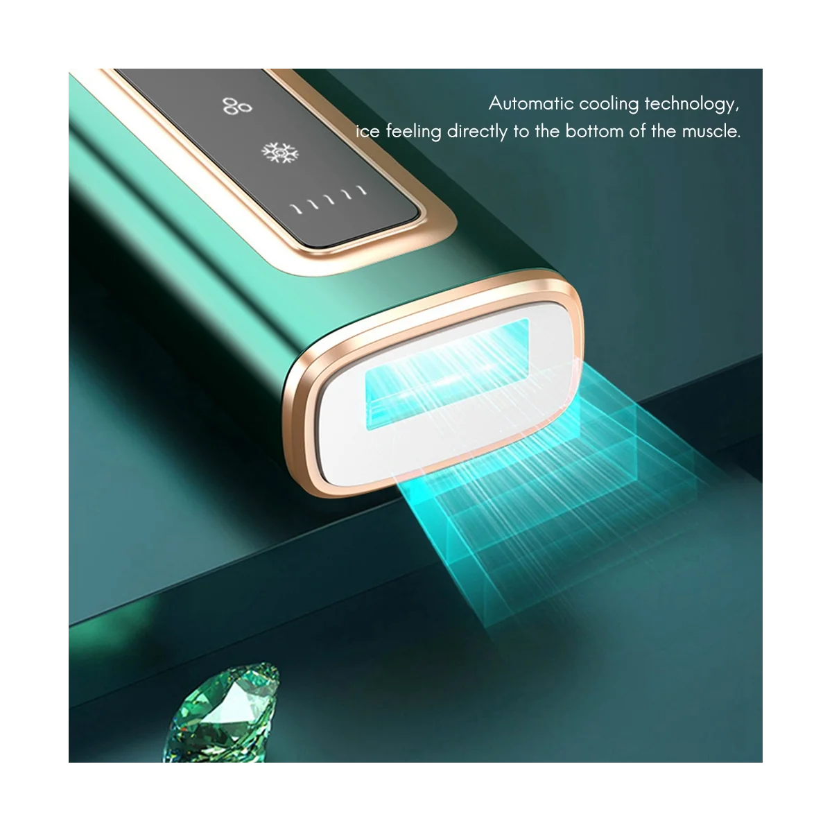 A14G-Ice Sensation مزيل الشعر أداة إزالة الشعر غير مؤلم أداة تثبيط نمو شعر القدم للمرأة الولايات المتحدة التوصيل