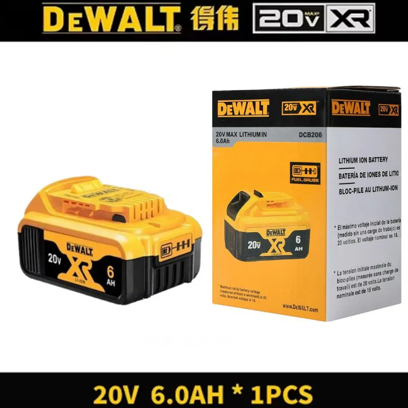 Q Original DeWalt 6Ah/5Ah/ 20V battery replaceable DCD887 DCD805 DCF860 Dcd796 DCG406 DCF880 DCF512 DCD805 power tools battery image 3