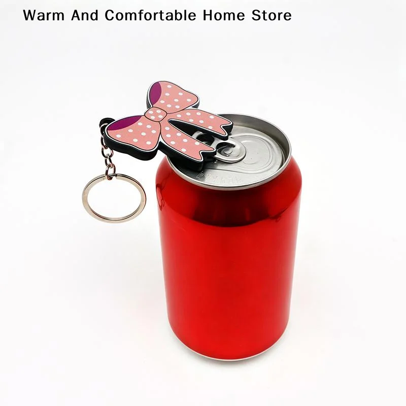 【W】Butterfly Keychain Bottle Opener, Nail Protection Bottle Opener Pendant, Compact And Portable Keychain Bottle Opener