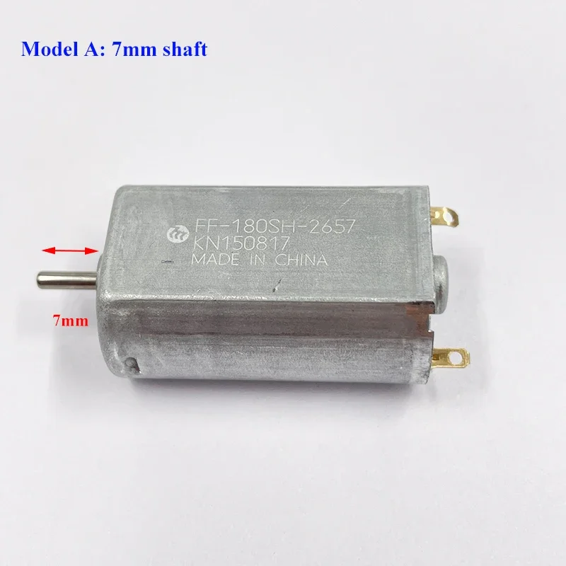 MABUCHI FF-180SH-2657 DC 1.5V-3V 2.4V 7700RPM Metal Brush Motor 3mm/7mm Shaft DIY Electric Shaver Hobby Toy Car Boat Model